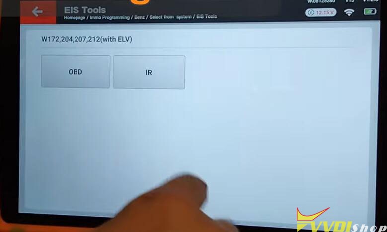 Program Xhorse ELV Emulator with VVDI Key Tool Plus 12