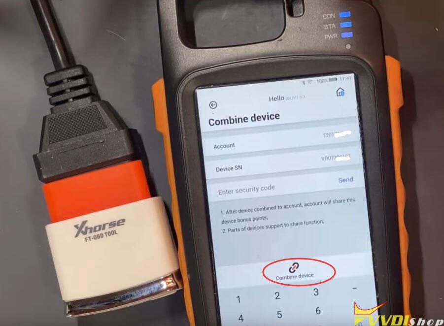 Bind Xhorse FT Mini OBD Tool with Xhorse App 11